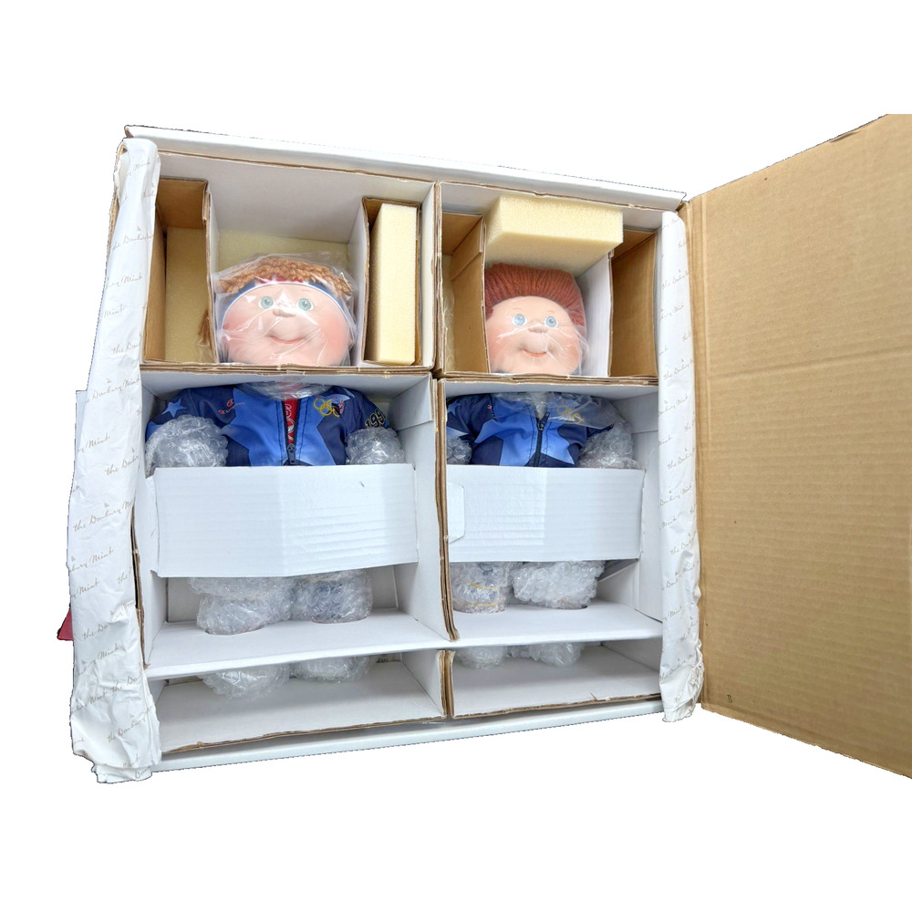 Danbury Mint Cabbage Patch Olympikids 1996 Team USA Olympic Doll Set NIB
